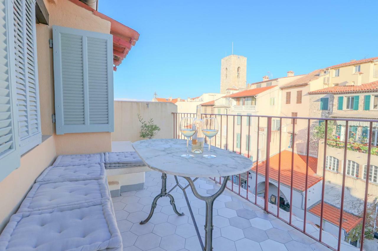 Clt - Unique Duplex & Terrace On The Provencal Market Antibes Exterior foto